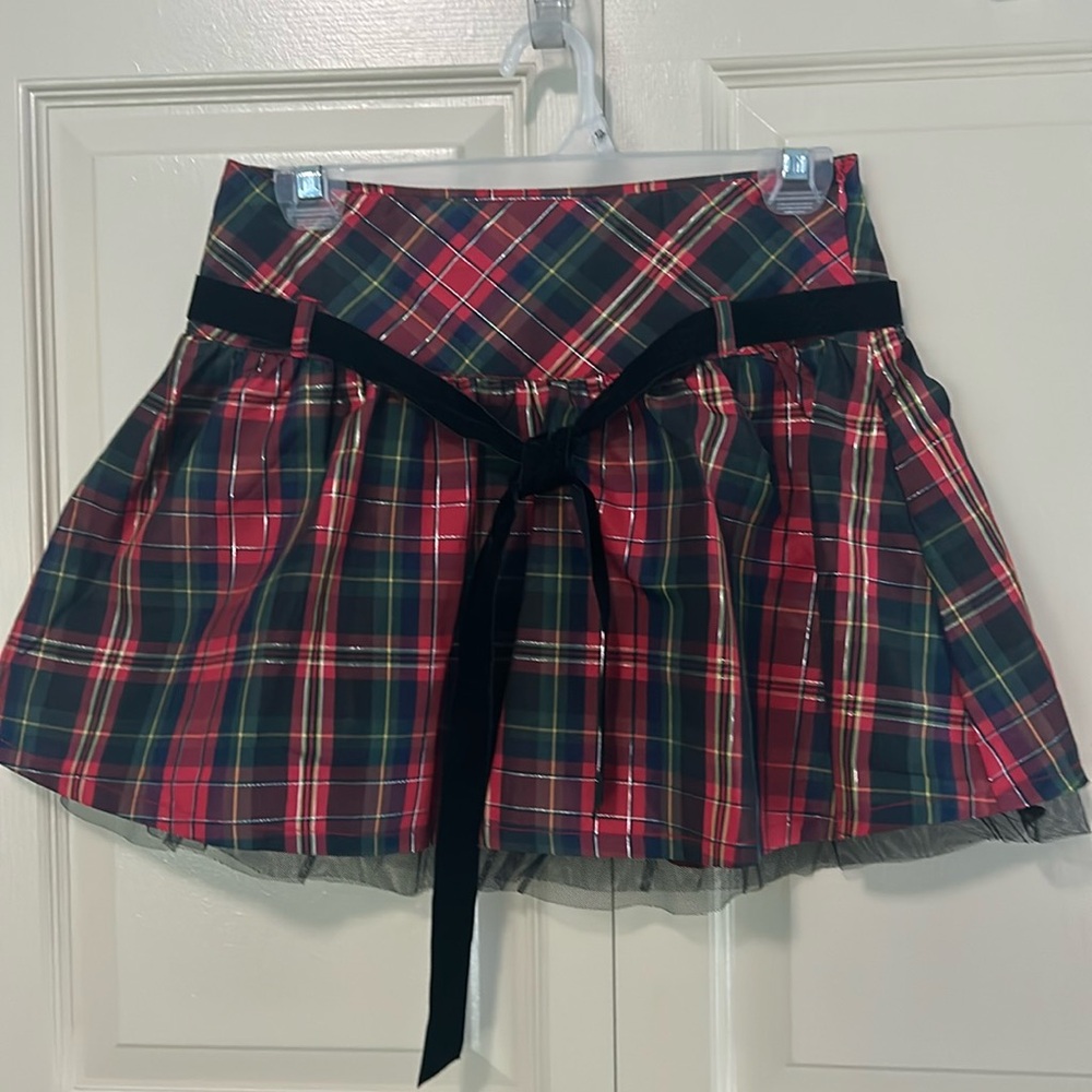 NWT Holiday skirt size 14 by Justice